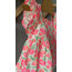 Pink Flower Woven kız çocuk bebek Elbise