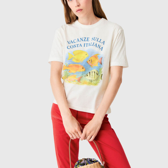 Maje fish Kadin Tshirt