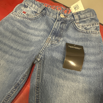 HB red logo erkek çocuk kot pantolon