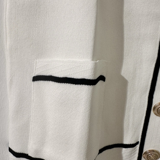 Bc white gold düğmeli kadin yelek