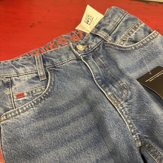 HB red logo erkek çocuk kot pantolon