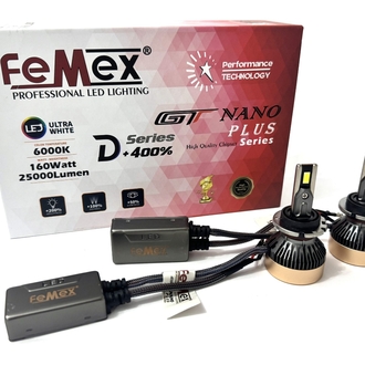 Femex GT Nano Plus D Serisi D3S LED Xenon 25000 Lümen 7545 CSP Chipset
