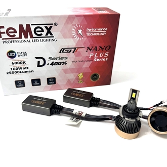 Femex GT Nano Plus D Serisi D3S LED Xenon 25000 Lümen 7545 CSP Chipset