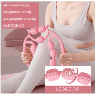 Pembe Bacak İnceltme Selülit Giderme,Ödem Atma,Sıkılaştırma Masaj Aleti