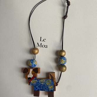 Van gogh dog Choker