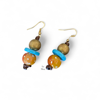 Van gogh sunflower no4 earring