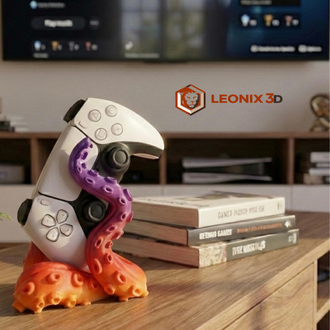 Renk Geçişli Ahtapot Joystick Standı - PS5 & Xbox Uyumlu Gamer Aksesuarı