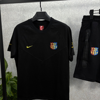 Siyah Barcelona Yazlık Takım