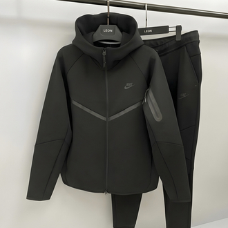 Siyah Tech Fleece Eşofman Takımı
