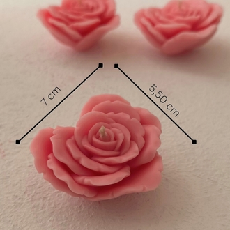 heart rose soy wax mum