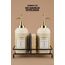Standlı Sıvı Sabunluk Seti | El Sabunu  Bulaşık Sabunu | Metal Stant | 350 ML | Metal