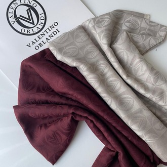 Valentino Orlandi Lana Dama Desen Şal