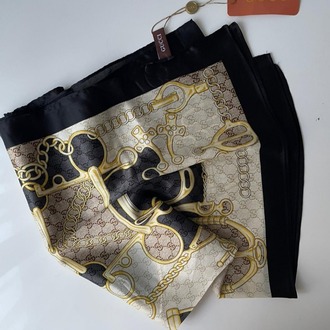 Gucci Vual İpek Zincir Desen Şal