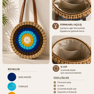 EL ÖRGÜSÜ MANDALA ÇANTA