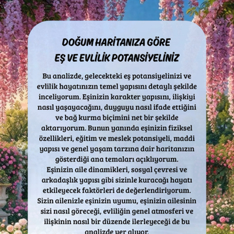Aşk Eş ve Evlilik Analizi