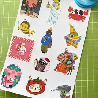 Karma Sevimli Sticker Seti