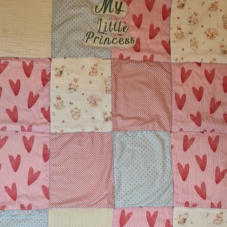My Little Princess Patchwork Müslin Bebek Battaniyesi