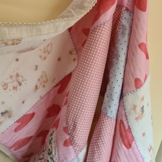 My Little Princess Patchwork Müslin Bebek Battaniyesi