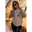Premium kalite çiçek desenli Tshirt 