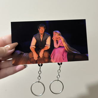 Rapunzel & Flynn Askılı Anahtarlık Seti