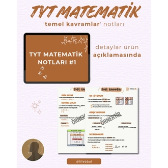 TYT MATEMATİK NOTLARI
