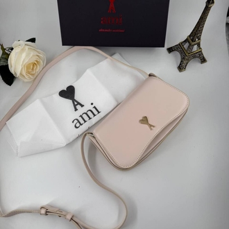 Ami Paris 
Small Glazed El ve Omuz çantası 