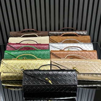 Bottega  Veneta andiamo clutch El ve omuz çantası 