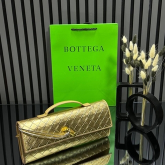 Bottega  Veneta andiamo clutch El ve omuz çantası 