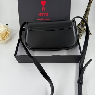 Ami Paris 
Small Glazed El ve Omuz çantası 