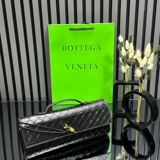 Bottega  Veneta andiamo clutch El ve omuz çantası 