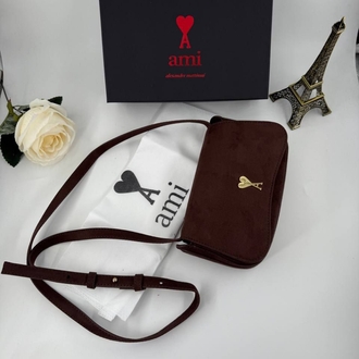 Ami Paris 
Small Glazed El ve Omuz çantası 
