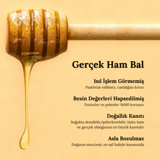 100 gr Süzme Çam Balı - Muğla, Sınırlı Üretim