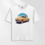 Unisex Oversize Renkli Klasik Araba Tasarımlı T-Shirt
