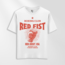Unisex Oversize Red Fist Tasarımlı T-Shirt