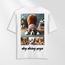 Unisex Oversize Dog Doing Yoga Tasarımlı T-Shirt (Sırt Baskılı)