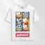 Unisex Oversize Donald Tasarımlı T-Shirt 
