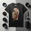 Erkek Oversize Adam Tasarımlı T-Shirt