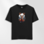 Unisex Oversize Geyik Tasarımlı T-Shirt 