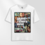 Unisex Oversize GTA V Tasarımlı T-Shirt