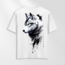 Unisex Oversize Kurt Tasarımlı T-Shirt (Sırt Baskılı)