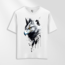 Unisex Oversize Kartal Tasarımlı T-Shirt 
