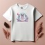 Unisex Oversize Astronot Tasarımlı T-Shirt