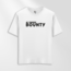 Unisex Oversize İki Tane Bounty Tasarımlı T-Shirt