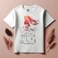 Unisex Oversize Make Your Dreams Come True Tasarımlı T-Shirt