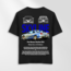 Unisex Oversize Skyline Tasarımlı T-Shirt (Sırt Baskılı)