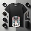 Kadın Oversize Gözlüklü Kız Tasarımlı T-Shirt