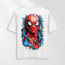 Unisex Oversize Spider Man Tasarımlı T-Shirt (Sırt Baskılı)