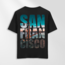 Unisex Oversize San Francisco Tasarımlı T-Shirt (Sırt Baskılı)