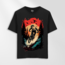Unisex Oversize Bisiklet Tasarımlı T-Shirt 