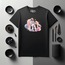 Unisex Oversize Astronot Tasarımlı T-Shirt